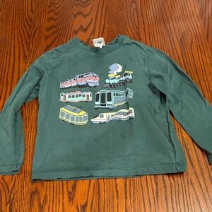 Hanna Andersson train shirt size 5